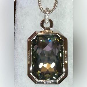 Touchstone Crystal by Swarovski HIDDEN MEANING necklace BOLD statement BNIB